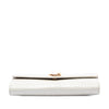 Saint Laurent Croc Embossed Leather Uptown Chain Wallet Secondhand