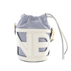 Fendi Mini Nylon Vitello King Logo Step Out Bag Secondhand