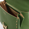 Delvaux Brillant MM Leather 2Way Handbag in Green Secondhand