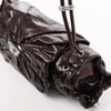 Diesel Scrunch-D Leather Shoulder Bag in Burgundy Secondhand