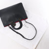 Dior Diorissimo Smooth Leather Large 2Way Handbag in Black x Rose Indien Secondhand