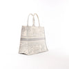 Dior Book Tote Large Jouy Embroidered canvas Handbag Handbag in Gray Secondhand