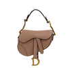 Dior Mini Saddle in beige leather