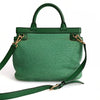 Dolce & Gabbana Sicily shoulder bag in green raffia and leather