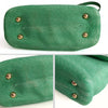 Dolce & Gabbana Sicily shoulder bag in green raffia and leather