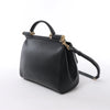 Dolce & Gabbana Sicily Dauphine Leather Handbag in Black Secondhand