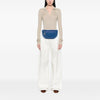 Chanel CC Chevron Lambskin Top Zip Belt Bag Secondhand