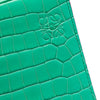 LOEWE Croc Embossed Leather Anagram Gusset Flat Crossbody Secondhand
