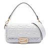 Fendi Zucca Embossed Leather Baguette Satchel Secondhand