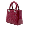 Dior Medium Patent Cannage Lady Dior Secondhand