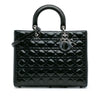 Dior Large Patent Cannage Lady Dior Secondhand