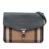 Burberry House Check Canvas and Leather Derby Macken Crossbody Secondhand
