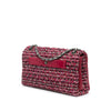 Chanel CC Lambskin and Tweed Flap Secondhand