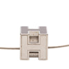 Hermès Palladium Plated Enamel Cage dH Cube Necklace Secondhand