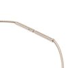 Hermès Palladium Plated Enamel Cage dH Cube Necklace Secondhand