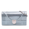 Dior Metallic Patent Microcannage Diorama Wallet on Chain Secondhand
