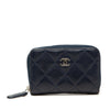 Chanel CC Quilted Caviar Zip Coin Purse Secondhand