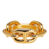 Secondhand Hermès Gold Plated Chaine d'Ancre Scarf Ring