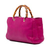 Gucci Medium Calfskin Bamboo Shopper Satchel Secondhand