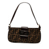 Fendi Zucca Canvas Shoulder Bag Secondhand