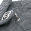 Chanel Large Iridescent Quilted Calfskin Coco Pleats Flap Secondhand
