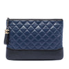 Chanel Medium Aged Calfskin Gabrielle O Case Clutch Secondhand