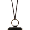 Dolce & Gabbana Calfskin Logo Plaque Strapped Wallet Secondhand