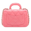 Chanel Mini Quilted Shiny Lambskin Coco Trip Flap Secondhand