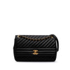 Chanel Large Diagonal Quilted Goatskin Flap Secondhand