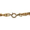 Chanel CC Gold Plated Strass Medallions Pendant Necklace Secondhand
