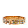 Secondhand Hermès Narrow Brides De Gala Bayadere Enamel Clic H Bangle