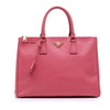 Prada Large Saffiano Lux Galleria Double Zip Satchel Secondhand
