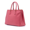Prada Large Saffiano Lux Galleria Double Zip Satchel Secondhand