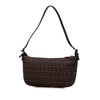 Fendi Zucchino Canvas Shoulder Bag Secondhand