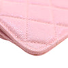 Chanel CC Quilted Iridescent Caviar Flap Zip Wristlet Pouch Secondhand