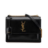 Saint Laurent Medium Leather Monogram Sunset Crossbody Secondhand