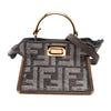 Fendi Nano Zucca Cashmere Peekaboo ISeeU Maxi Handle Bag Secondhand