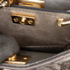 Fendi Nano Zucca Cashmere Peekaboo ISeeU Maxi Handle Bag Secondhand