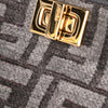 Fendi Nano Zucca Cashmere Peekaboo ISeeU Maxi Handle Bag Secondhand