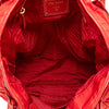 Prada Vitello Daino Trimmed Tessuto Satchel Secondhand