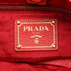 Prada Vitello Daino Trimmed Tessuto Satchel Secondhand