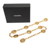 Chanel Gold Plated Equestrian Medallion Chain Belt Secondhand