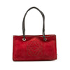 LOEWE Anagram Suede Shoulder Bag Secondhand