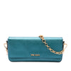 Prada Saffiano Lux Chain Shoulder Bag Secondhand