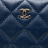 Chanel Large Quilted Lambskin O Case Clutch Secondhand