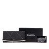 Chanel Old Travel Line Nylon Bifold Long Wallet Secondhand