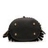 Burberry Prorsum Animal Printed Pony Hair and Leather Fringe Bucket Bag Secondhand