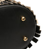 Burberry Prorsum Animal Printed Pony Hair and Leather Fringe Bucket Bag Secondhand