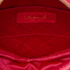 Chanel CC Quilted Lambskin Diamond Clutch with Chain Secondhand