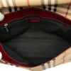 Burberry Haymarket Check Coated Canvas Shoulder Bag Secondhand